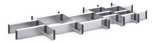20 Compartment Steel Divider Kit External 1300W x 525 x 100H Bott Cubio Steel Divider Kits 43020691.51 
